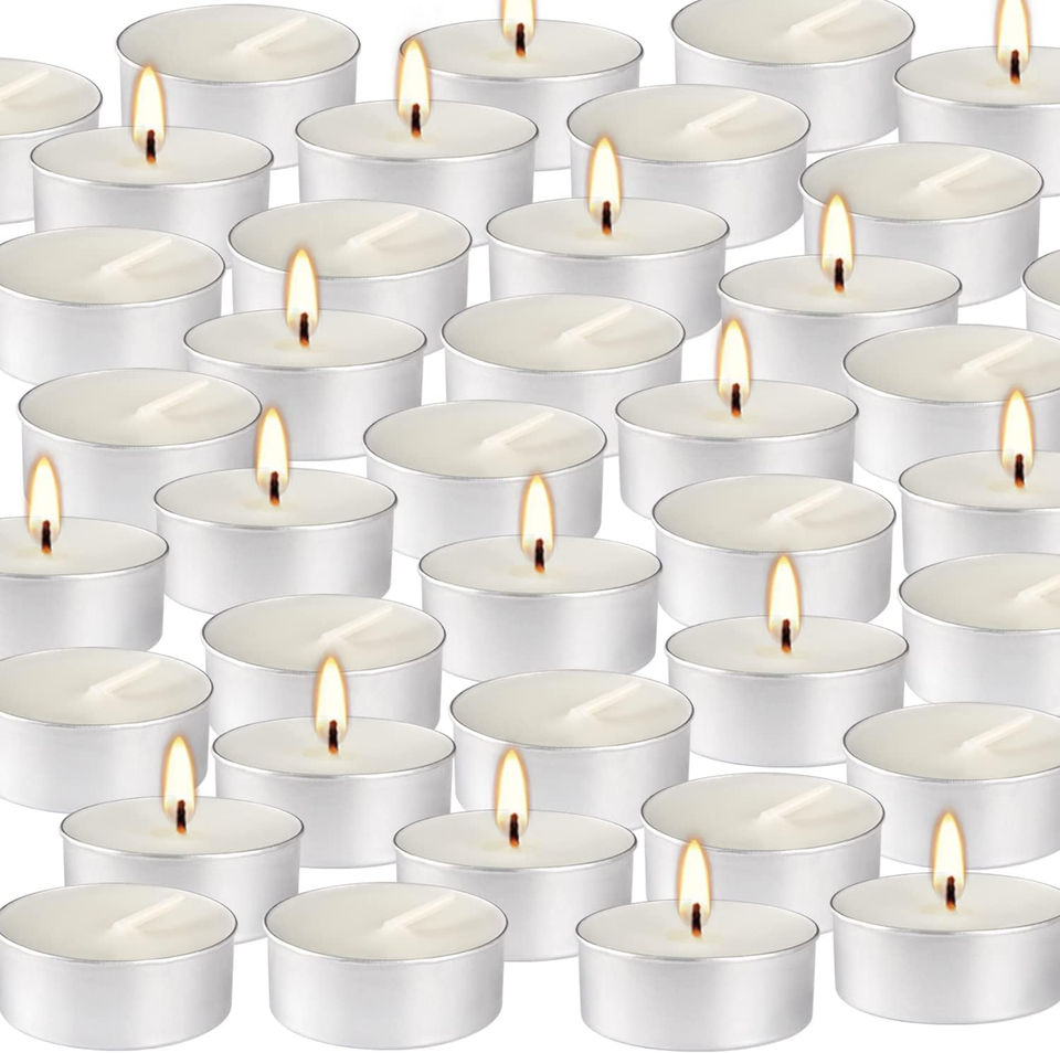 Votive Tealight Mini Unscented Candles,In Bulk,Long Lasting&Dripless