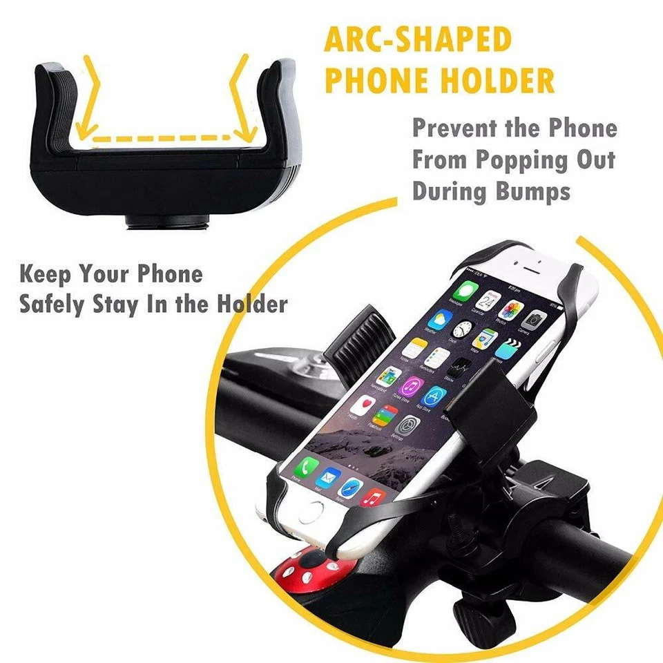 Bike Cell Phone Holder Mount Universal (Red) - Image 4 of 4