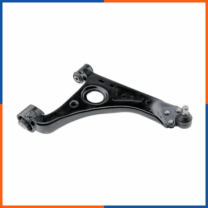 Bras de suspension inférieur droit pour Opel 40-01818 en acier forgé
