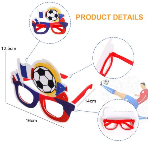 Folding Football Glasses Sports Style Cheering Props  Soccer Party - Bild 1 von 24