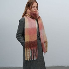 Women's Warm Long Scarf Comfort Soft Elegant Fashion Shawl for Cold Weather
