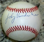 Johnny Vander Meer Back to Back No Hitters Signed Inscribed Baseball JSA AH LOA
