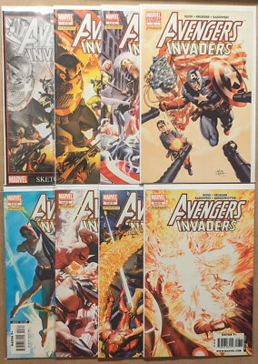 Avengers / Invaders lot of 8 comics