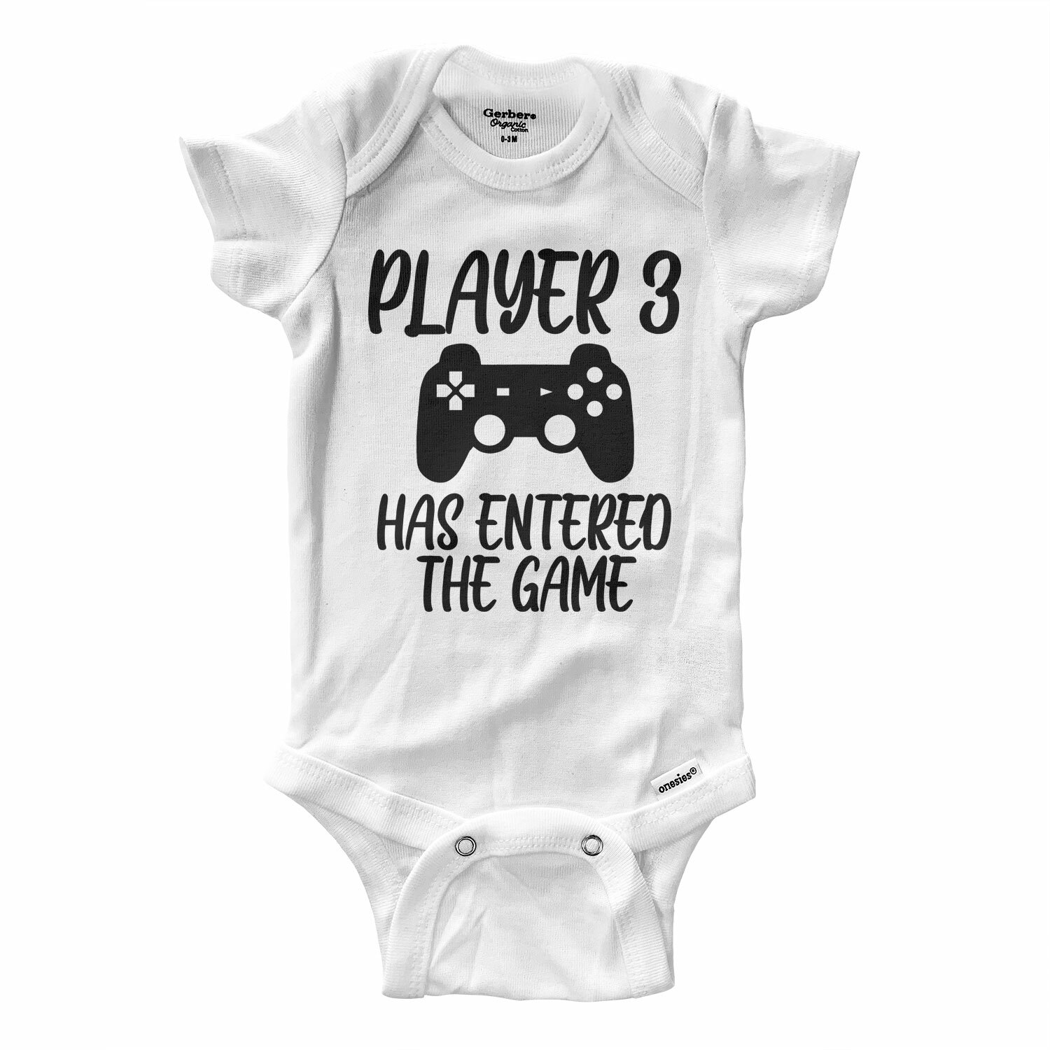 Infant Baby Bodysuit One-Piece Clothes Gamer Funny Player 3 Has Entered The Game