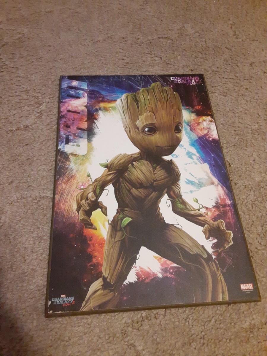 MARVEL Guardians Of The Galaxy Vol 2 GROOT Wooden poster 13