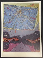 JOSE ANGEL HERRERA. Serigraphy . 1989 Original signed. Graphic Art. 24/60.