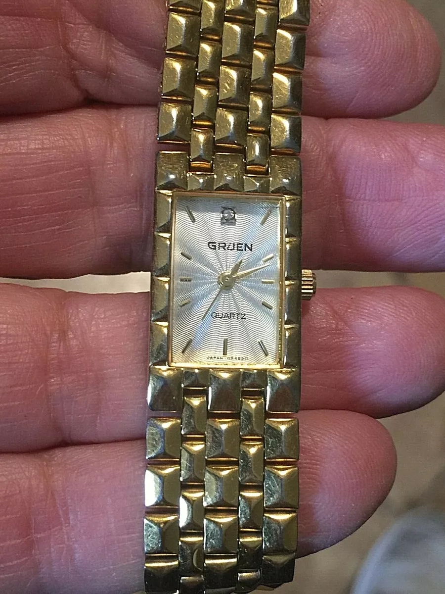 Gruen top quartz watch