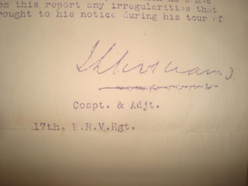 WW1 CAPTAIN CUFF RANK VTC UNIFORM ARTHUR CHRISTIAN VOIGHT 20th BN WEST RIDING - Picture 16 of 21