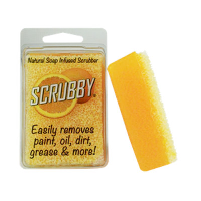 Scrubby Soap-Natural Soap Infused Scrubber-Lemon, Lemon/Lime, Orange Scent
