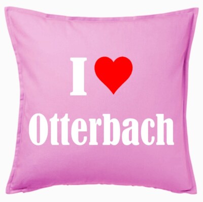 I Love Otterbach Kissenbezug Pink Ich Liebe Otterbach 141148
