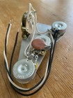 1960's Fender Stratocaster Style Wiring Harness 250k Dish Back CTS Pot .1uf Cap