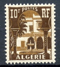 TIMBRE ALGERIE NEUF N° 313A ** COUR MAURESQUE DU MUSEE DE BARDO