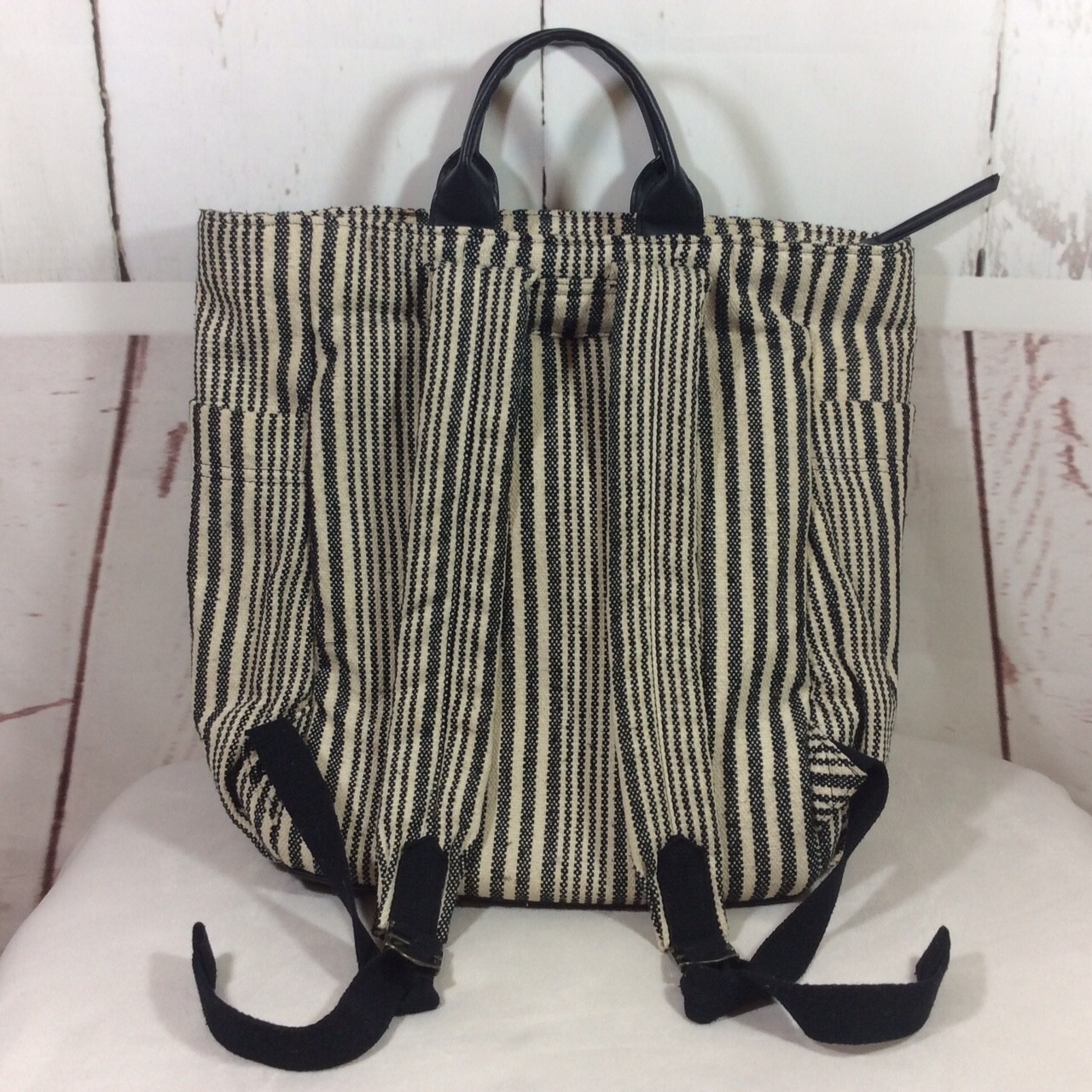 Universal Thread Backpack Purse Striped Utility C… - image 11