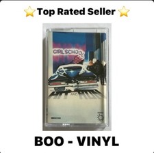 Girlschool - Hit and Run - Cassette Tape Album 1981 Rock / Heavy Metal Vg / M