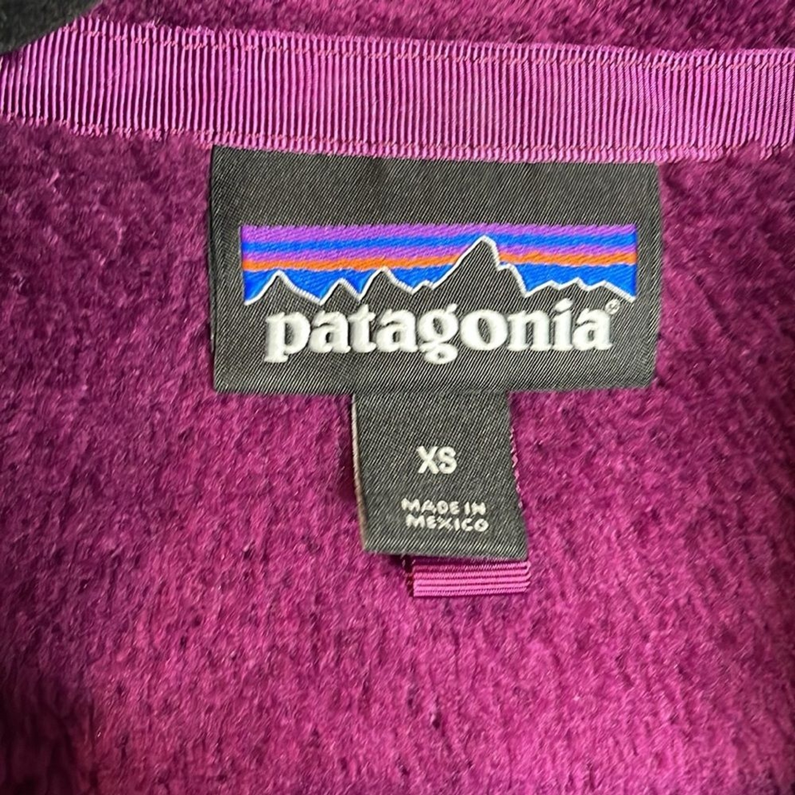 Patagonia Women’s T-Snap Pullover Jacket Size XS Purple Pink Color thumbnail 3