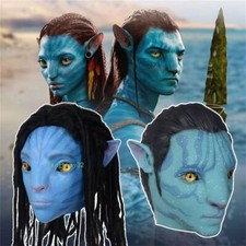 Avatar 2 The Way of Water Cosplay Mask Latex Costume Party Helmet Unisex Gift
