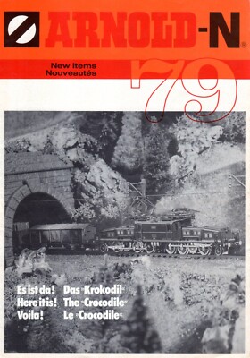 catalogue Arnold novelties 1979 N scale 1/160 D E F aa