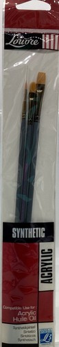 Artist Paintbrushes Clearout Louvre Synthetic Assorted Shapes Support Non Profit - Picture 12 of 19