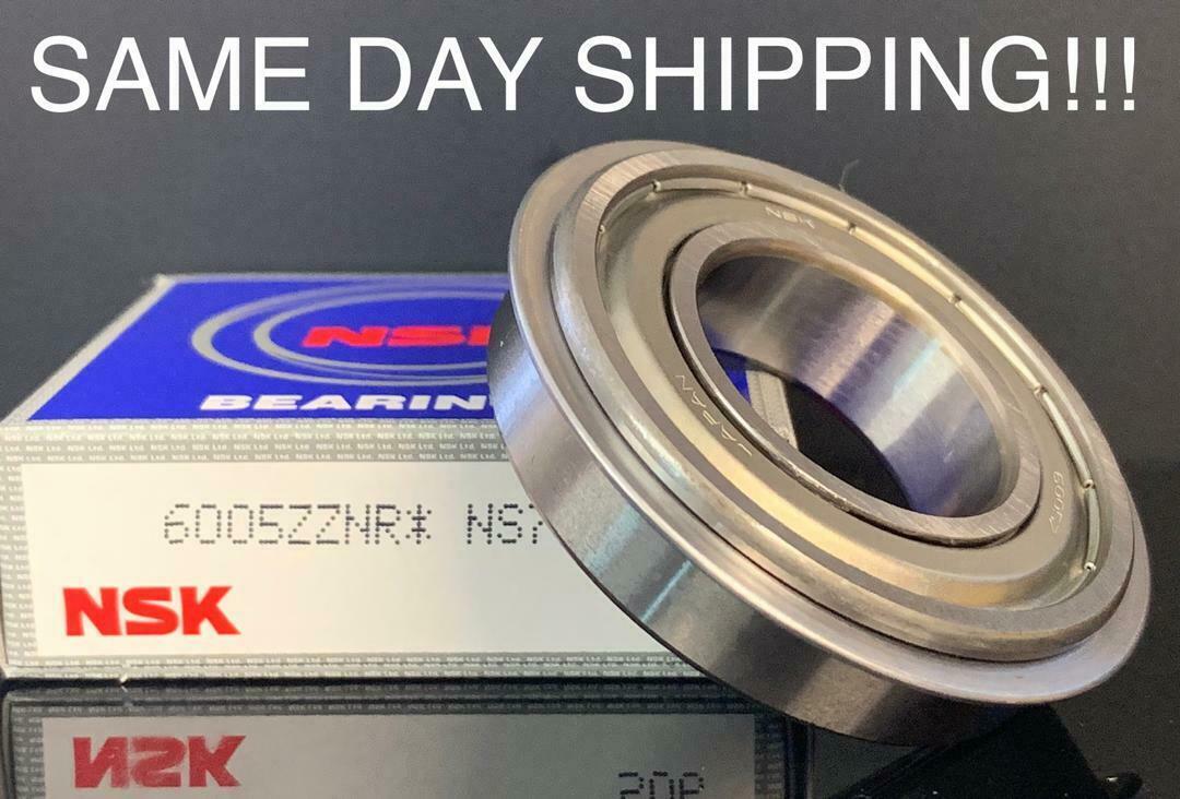 6005ZZNR Shielded Bearing Snap Ring 25x27x12 / SAME DAY SHIPPING