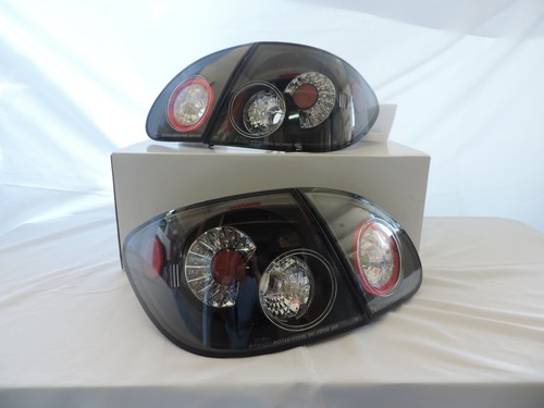 L+R Black LED Tail Light Brake Signal Lamp For 2003-2008 Toyota Corolla Sedan - Picture 4 of 5