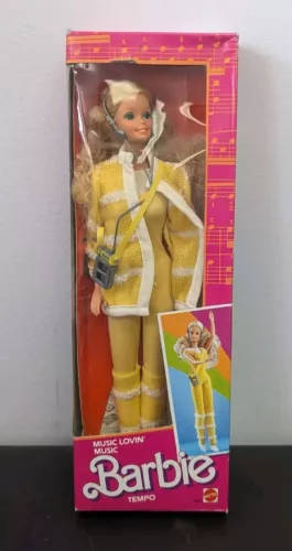 Music Lovin' Tempo Barbie Doll 1985 #9988 Foreign Issue-Superstar MISB