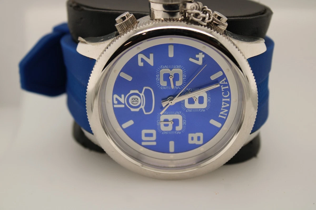 Invicta Diver Russian Silicone Rubber Band Wristwatches for sale 