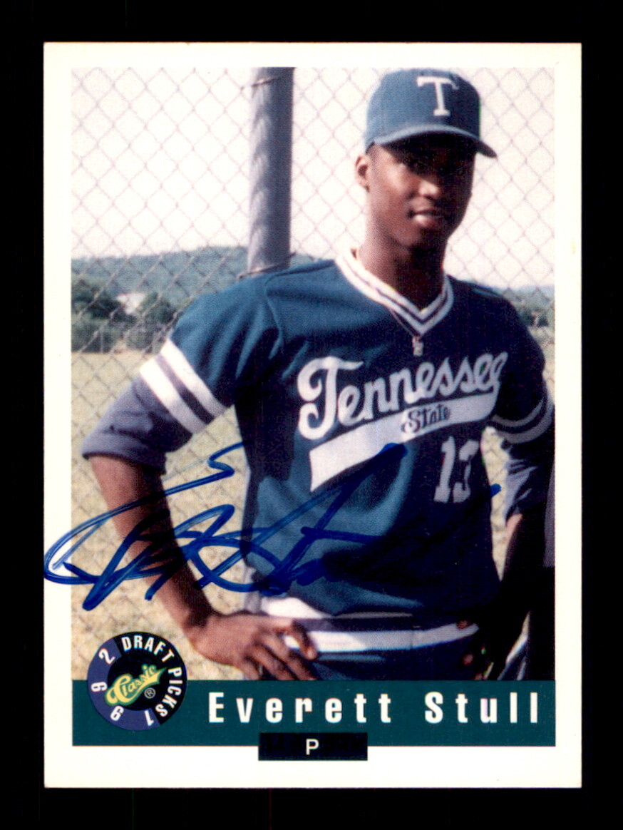 1992 Classic Draft Picks #52 Everett Stull - On Card Autograph