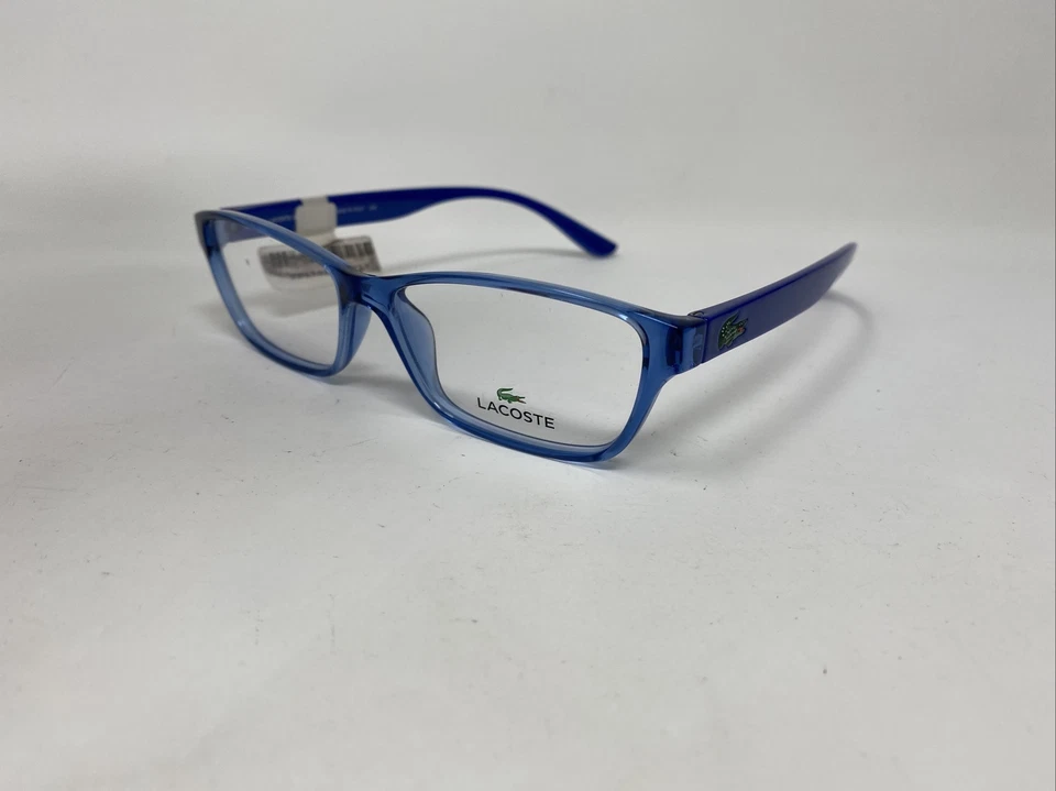 LACOSTE 女士 L 3803BP 440 51/14/135 眼镜框蓝色闪光 -G67 — 第 3/4 张图片