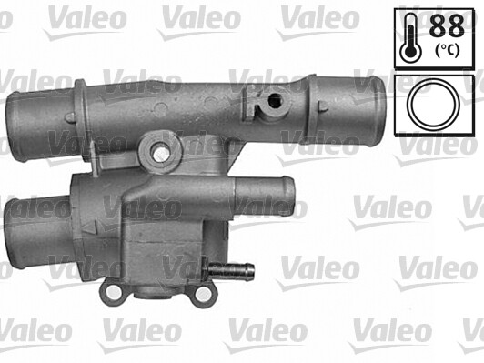 Thermostat Valeo 820446 pour boîtier de liquide de refroidissement auto