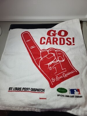 St Louis Cardinals Rally Towel GO Cards Post Dispatch Scotts Post Dispatch SGA