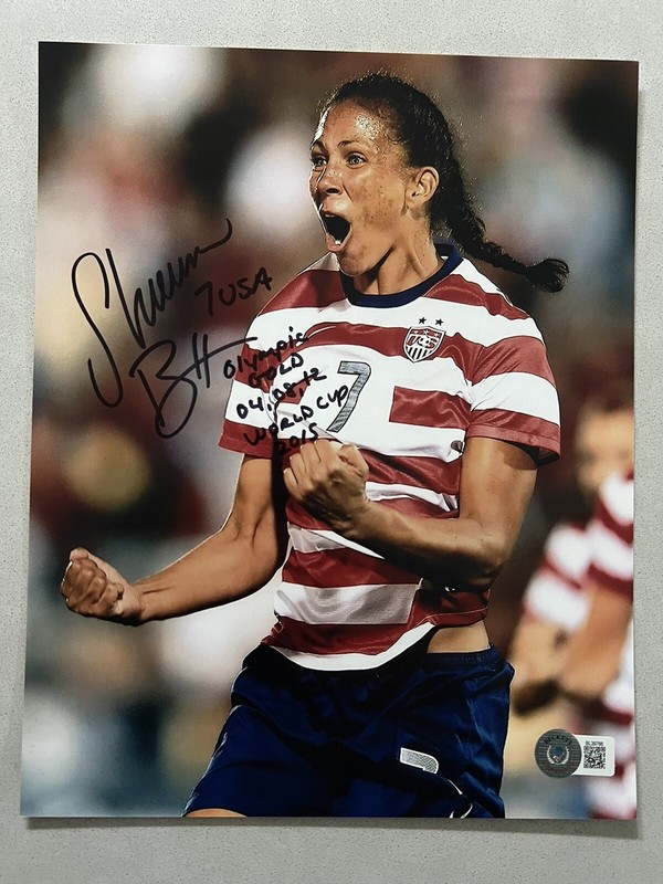 Shannon Boxx autographed signed 8x10 photo Beckett BAS COA Soccer USA World Cup