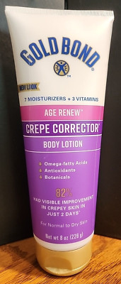Gold Bond Ultimate Crepe Corrector Age Defense w/7 Moisturizers 8oz New