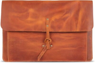 Londo Leder Macbook Pro Tasche Laptoptasche Mackbooktasche Kamel