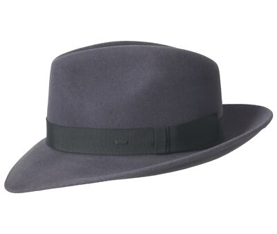 Bailey of Hollywood Hereford Shale Bogart Hut Filzhut Fedora 100% Wolle Wollfilz
