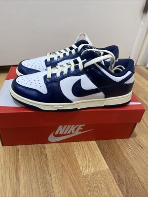 Size 9 - Nike Dunk Low Vintage Navy W | eBay