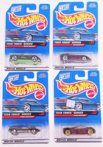Hot Wheels Tech Tones Series Set of 4 