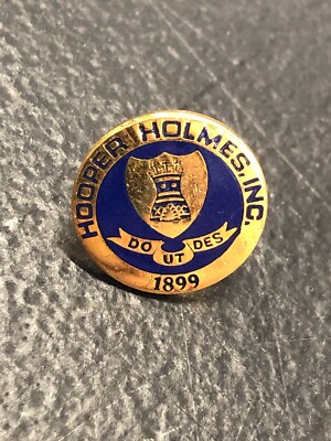Hooper Holmes Inc 1899 Do Ut Des Lapel Tie Hat Pin
