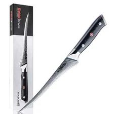 Shujin 7.5-Inch VG-10 Fillet Knife with Damascus Steel & Ergonomic G10 Handle