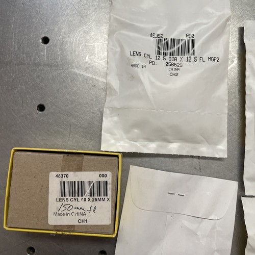 Edmund Scientific Precision Lenti: DCV, PCX, DCX, CYL, polarizzatore, ecc LOTTO DI 11 - Foto 6 di 7