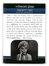 2019 Rittenhouse The Twilight Zone Rod Serling Edition Trading Card #53