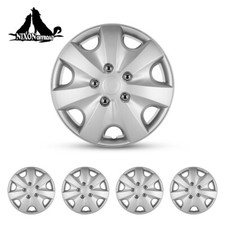 15 Set Of 4 Wheel Covers Full Rim Snap On Hubcaps R15 For Honda Civic Scion Abs