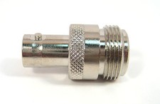 BNC Female to "N" Female, Connector Adapter: New