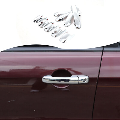 ABS Gloss Exterior Door Handle Cover Trim Set Fit For Honda Pilot 2003-2008