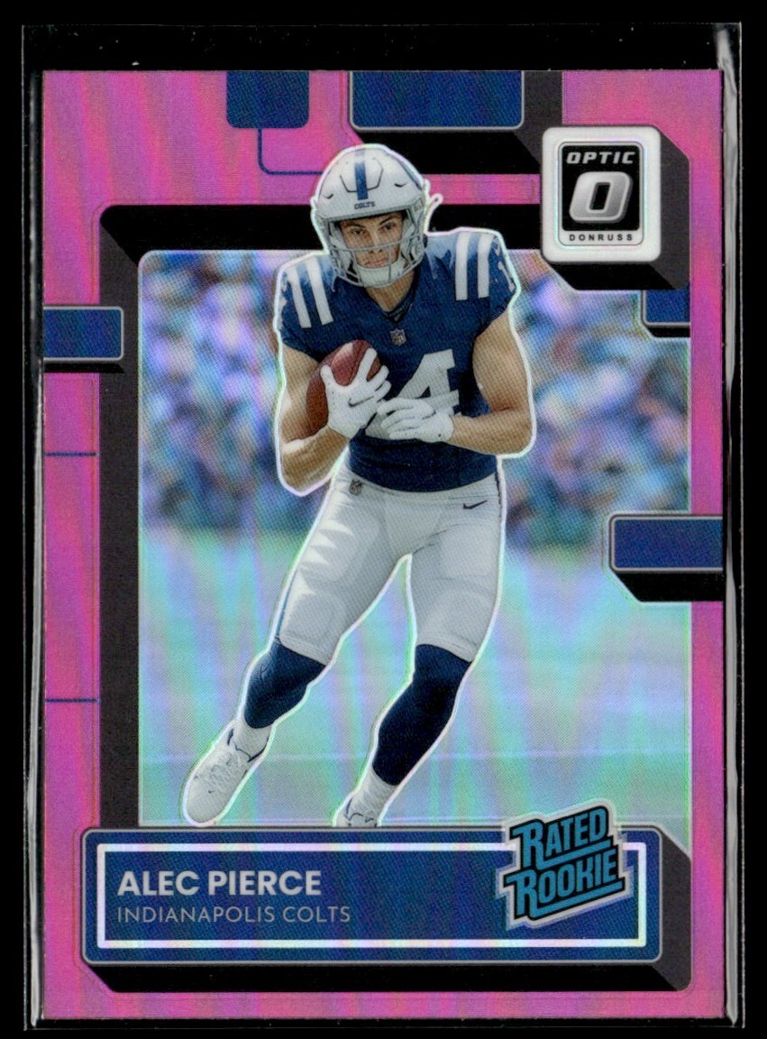 2022 Donruss Optic Pink Alec Pierce Rookie Indianapolis Colts #221