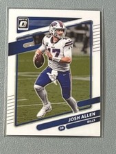 2021 Donruss Optic Josh Allen Base Card #53 Bills A-11