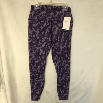 NWT Nike Women's One High-Waisted 7/8 Printed Leggings, Gentle-Support, Yoga