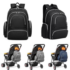 4pcs Set Nappy Bag Large Capacity Multi-Function Diaper Bag Travel Backpack