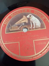 beniamino gigli, tutto tace,hmv 2-054108,12" single sided 78rpm,