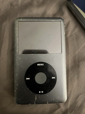 Apple iPod 6th Generation Classic 120GB FOR PARTS REPAIR BROKEN Black 9MB565LL/A