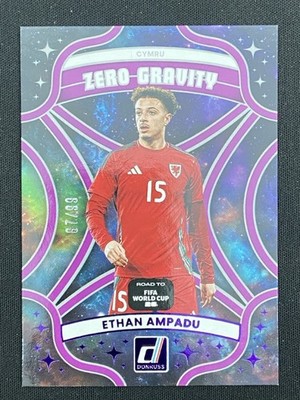 Ethan Ampadu 2025-26 Donruss Road to FIFA World Cup Zero Gravity Purple /99 #15